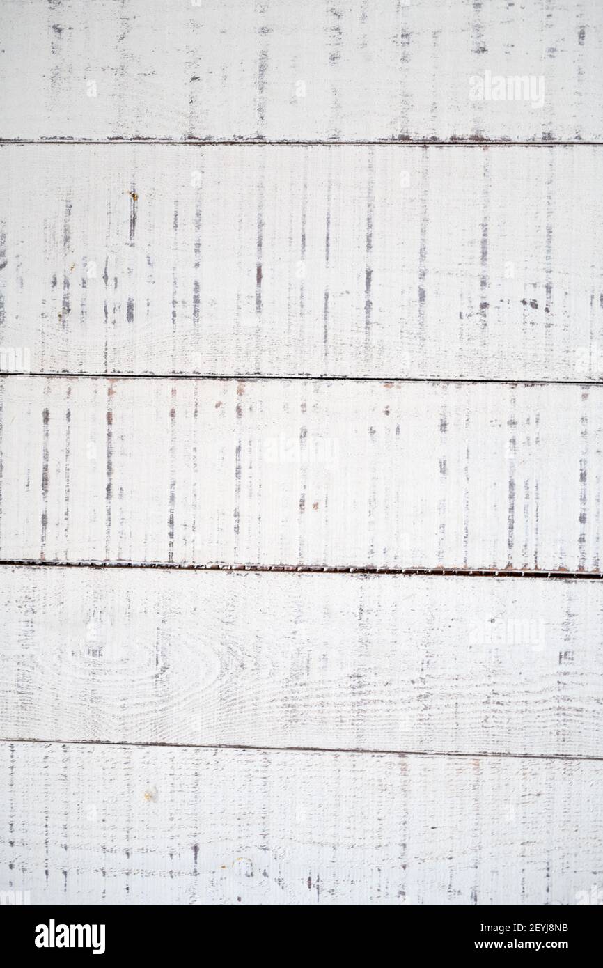 White Painted wooden board background on a ceiling Stock Photo