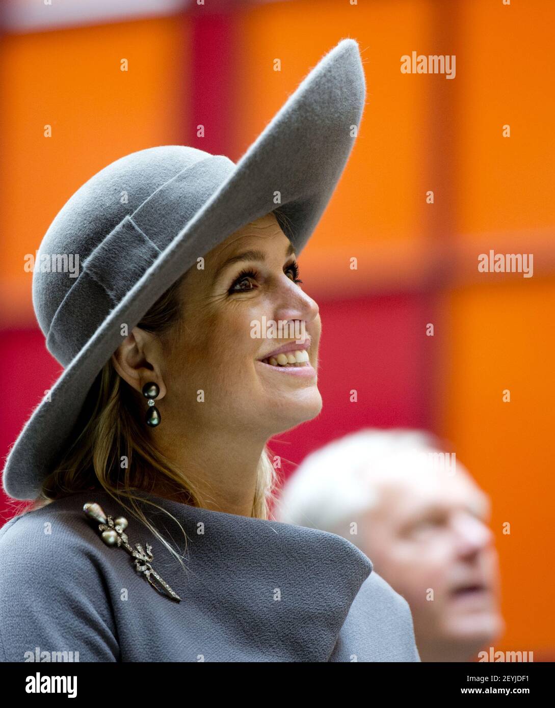 October 17, 2013 Zwolle, The Netherlands Dutch Queen Maxima opens