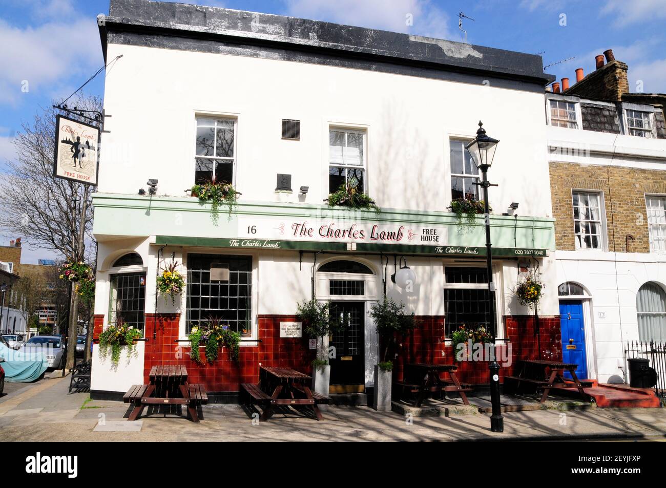 The Charles Lamb pub, Islington, London, England Stock Photo