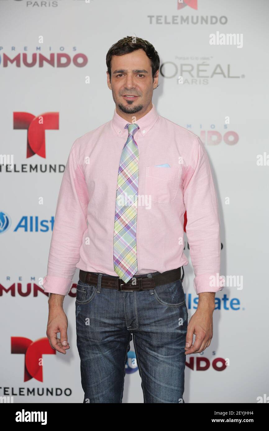 Luis Caballero attends Blue Carpet at Telemundo's 2013 Premio Tu Mundo ...