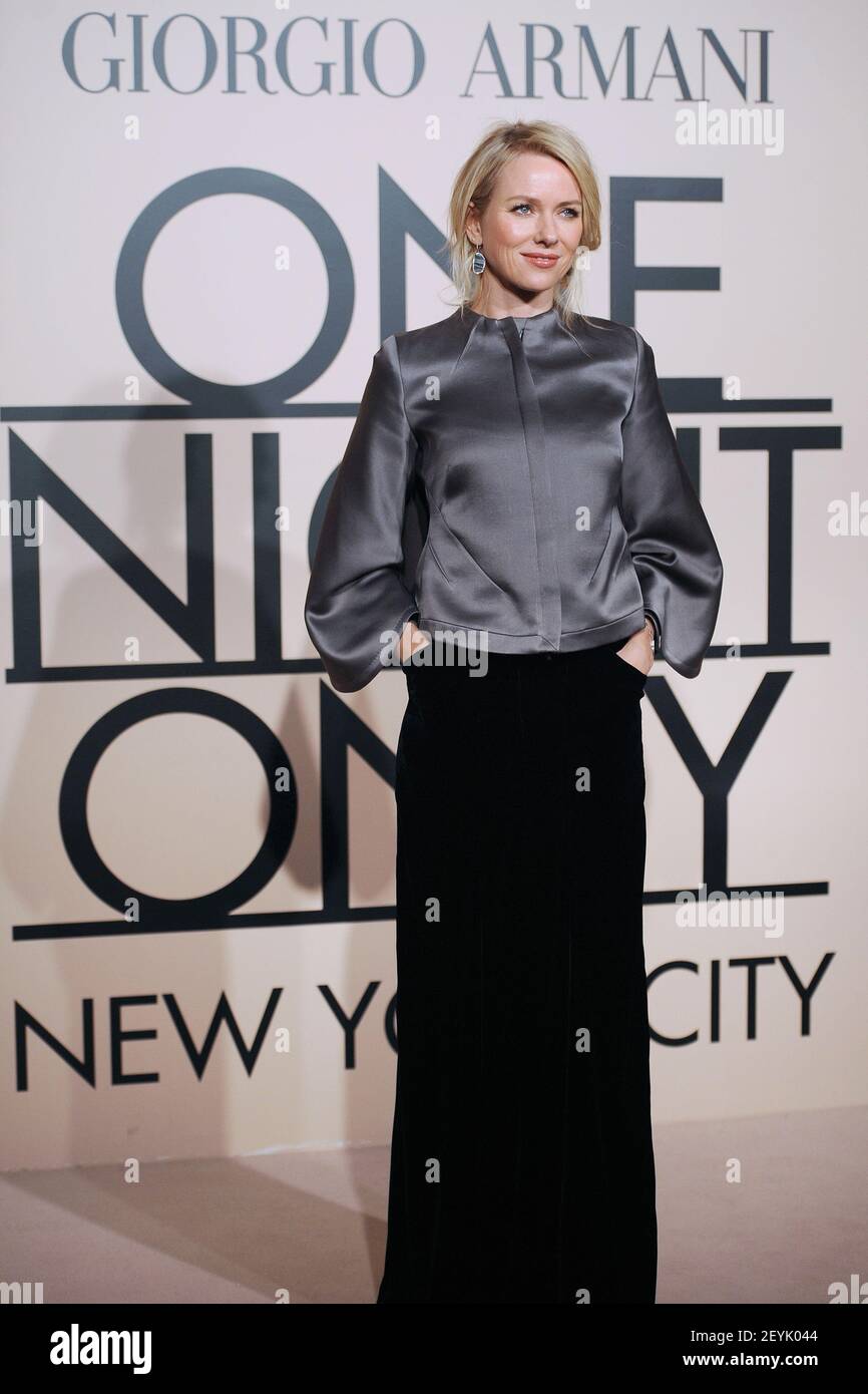 Actress Naomi Watts attends Giorgio Armani - One Night Only New York at