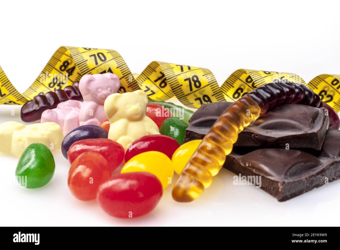 Gummy Bears on Diet Stock Photo Alamy