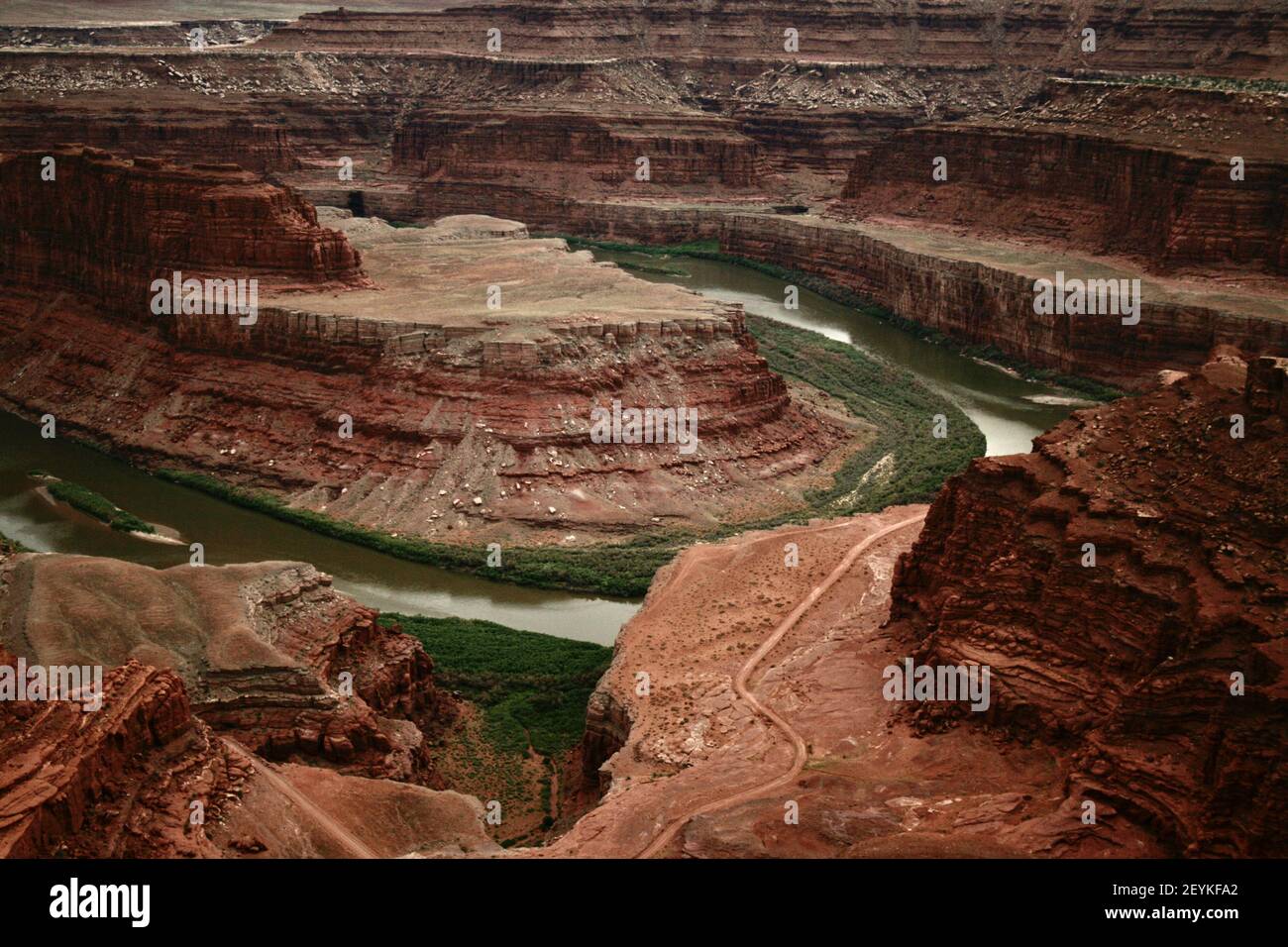 An aerial view of a landscape of a rocky canyon Stock Photo - Alamy