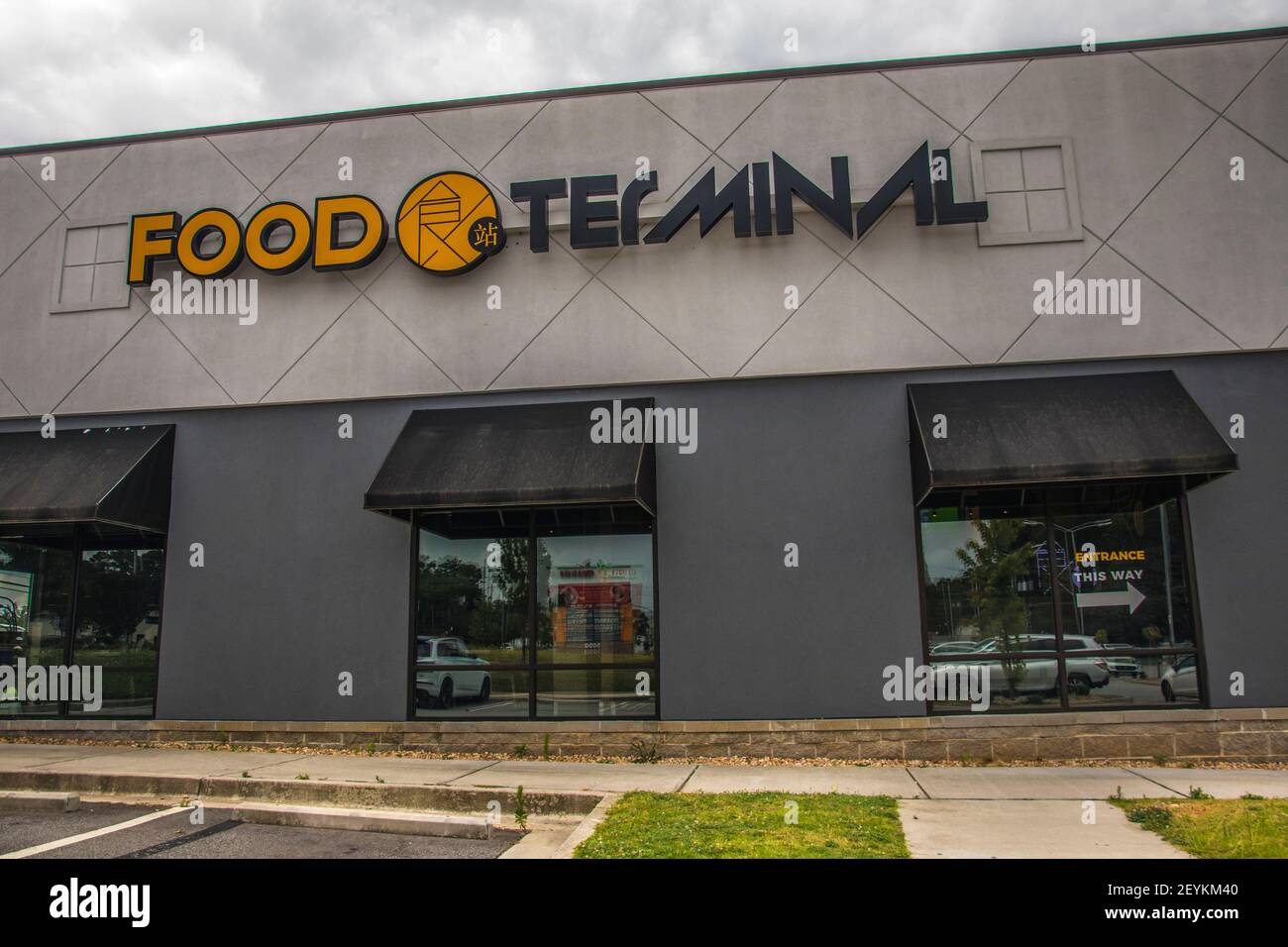 Doraville, Ga / USA 07 06 20 View of the Food Terminal sign and logo