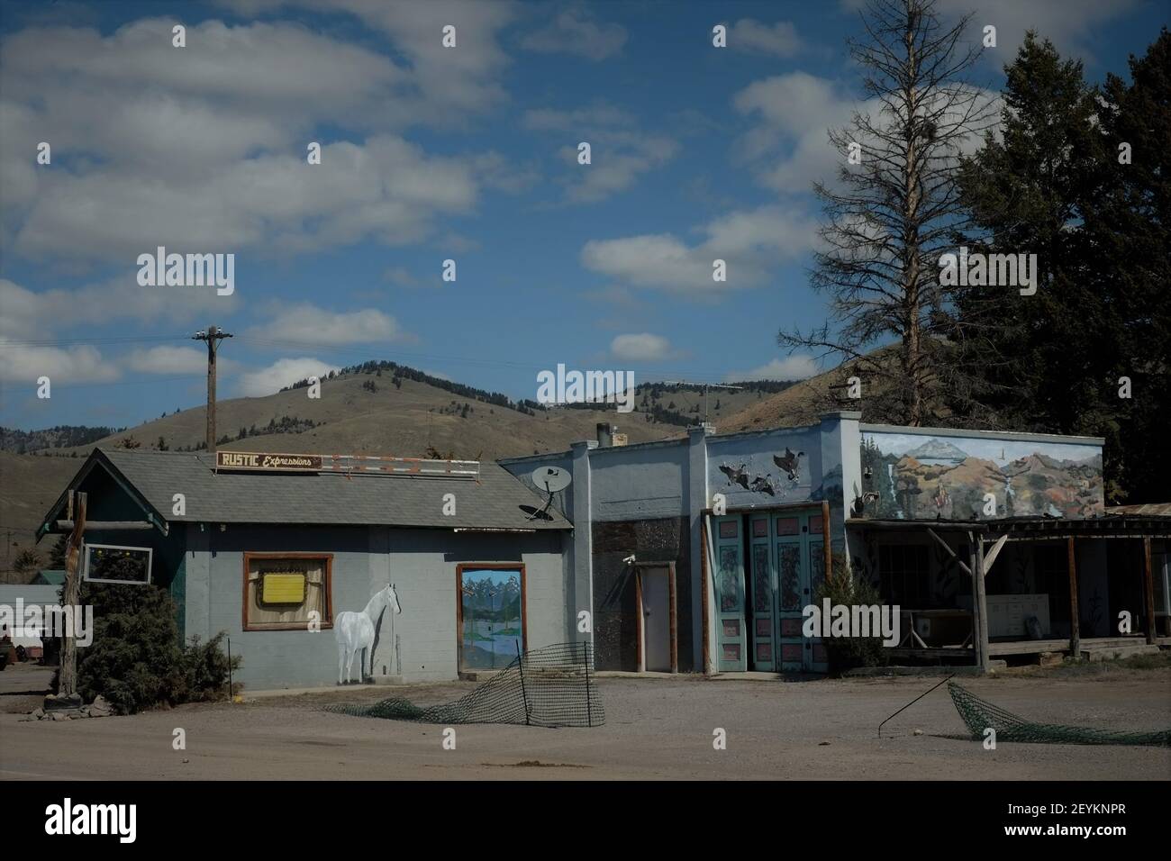 Buildings, Downtown Drummond, Montana Stock Photo Alamy