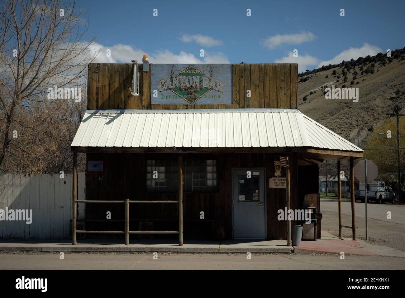 Buildings, Downtown Drummond, Montana Stock Photo Alamy