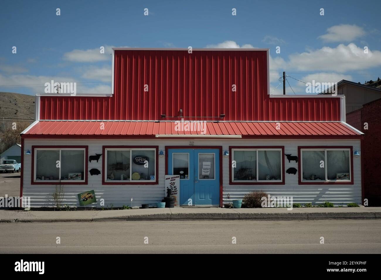 Buildings, Downtown Drummond, Montana Stock Photo Alamy