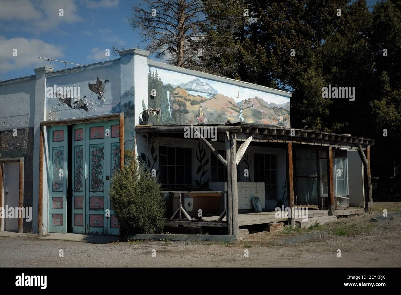 Buildings, Downtown Drummond, Montana Stock Photo Alamy