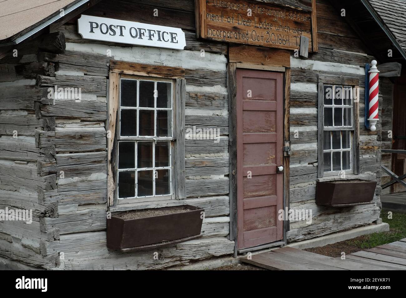Deer Lodge, Montana Stock Photo Alamy