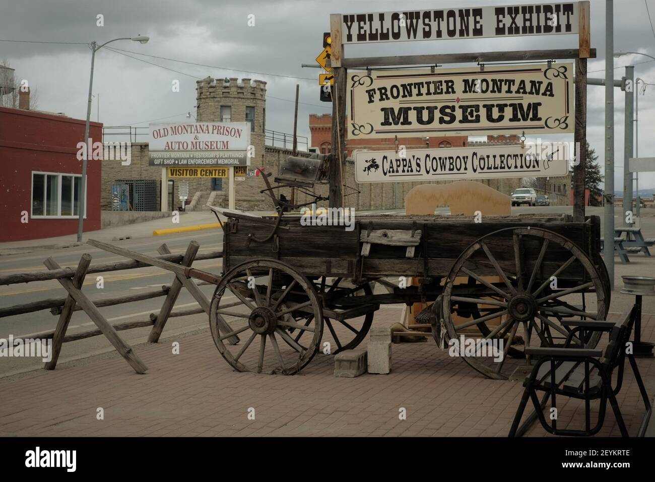 Deer Lodge, Montana Stock Photo Alamy