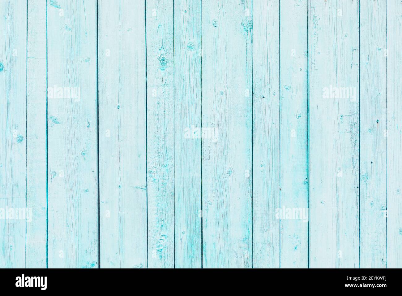 Light blue painted old planks texture background Stock Photo