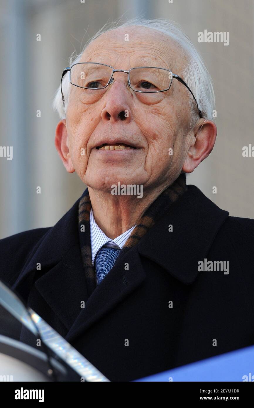 Fumihiko Maki, who designed Four World Trade Center, attends the