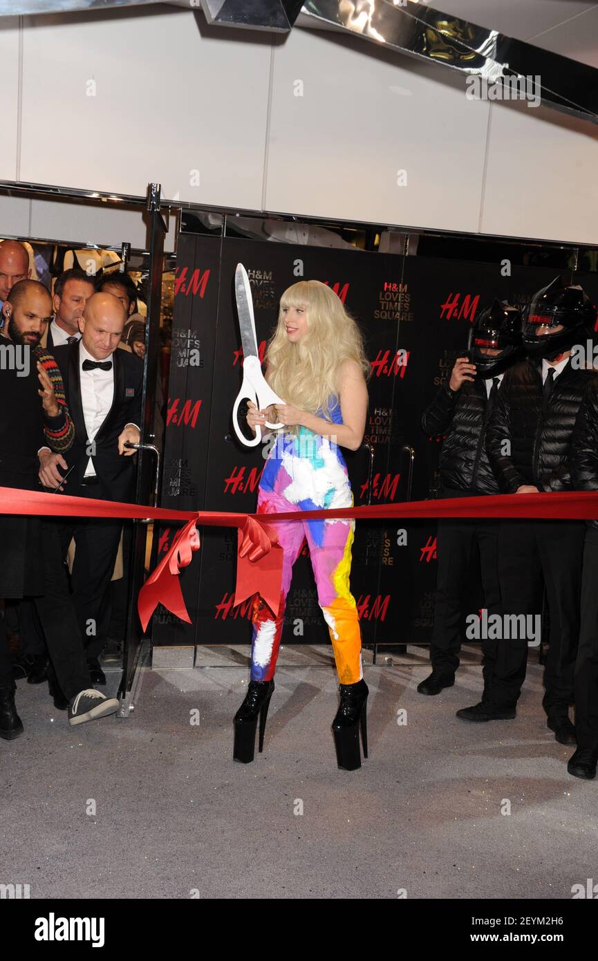 Lady Gaga attends the ribbon cutting for the grand opening of the Epic