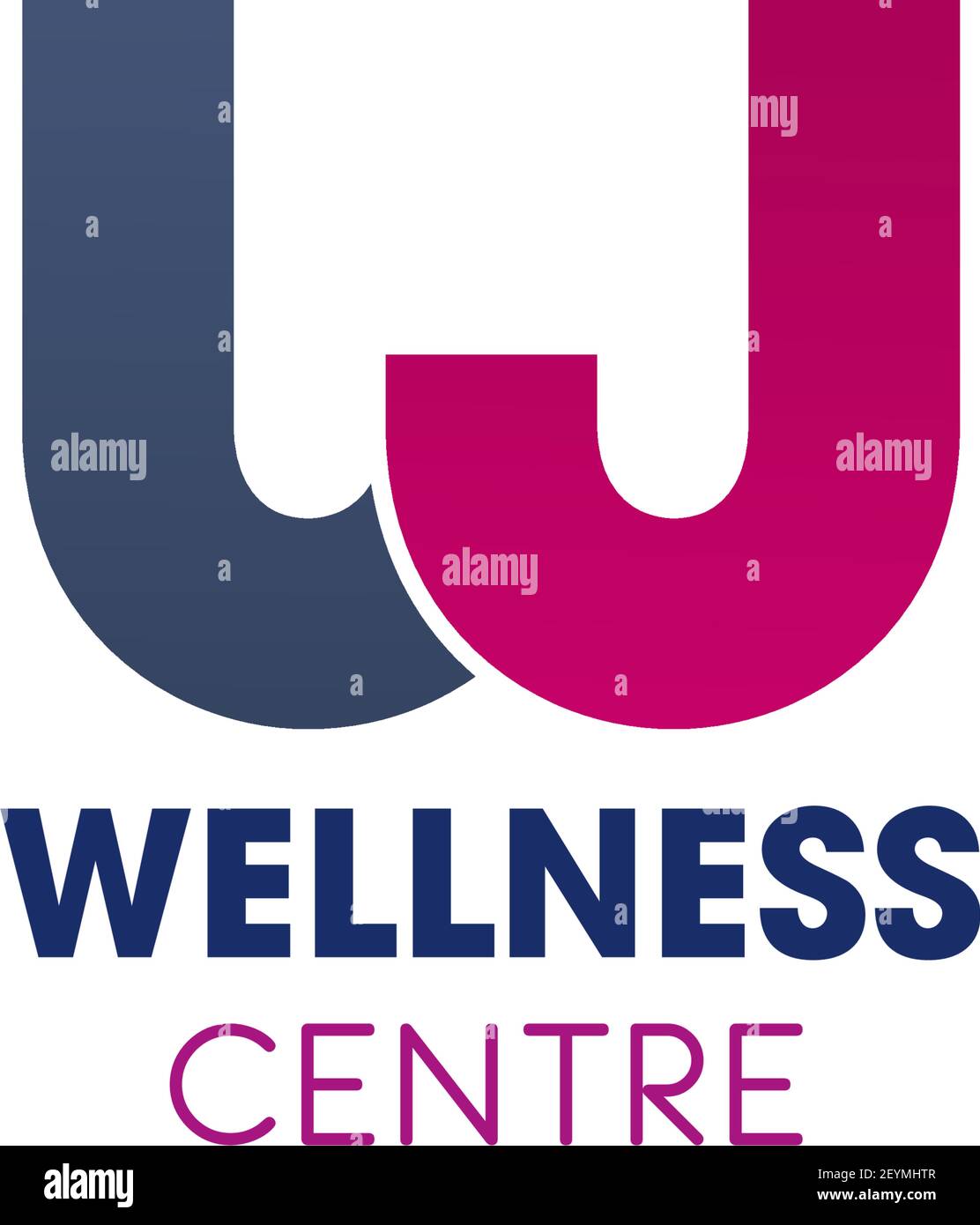 Letter W icon for wellness center of fitness sport studio and workout gym  design. Vector isolated letter W for athletics gym sportswear brand store  or Stock Vector Image & Art - Alamy