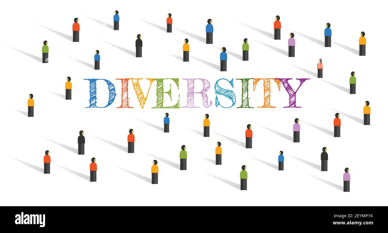 diversity in unity society living coexist different racial color ...