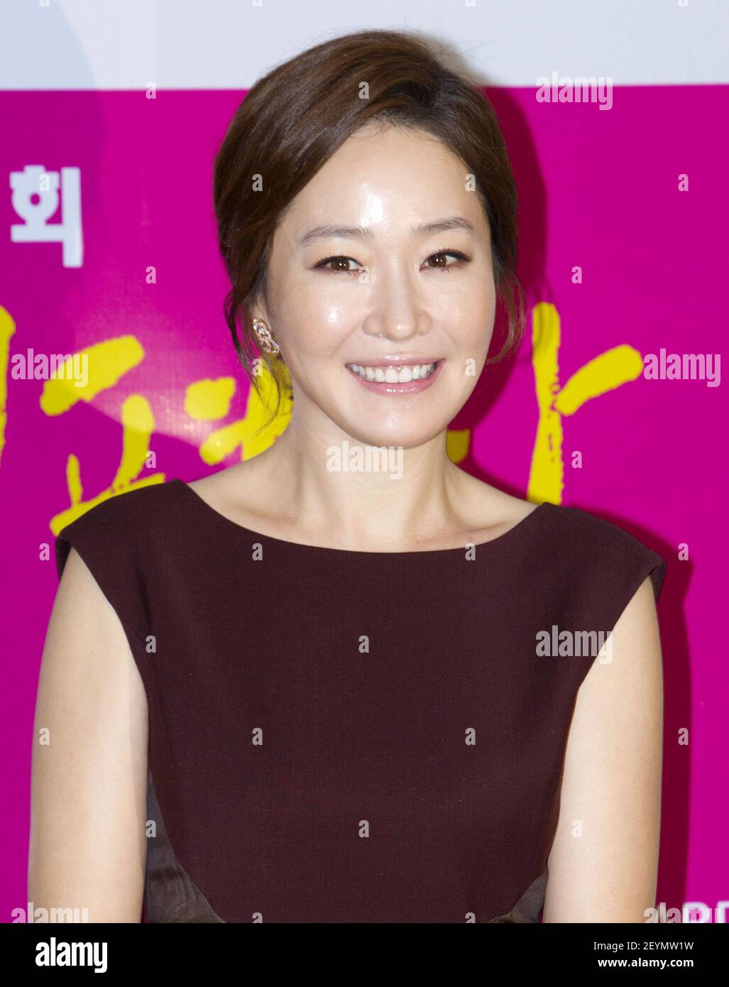 29 November 2013 - Seoul, South Korea : South Korean actress Uhm Ji-Won