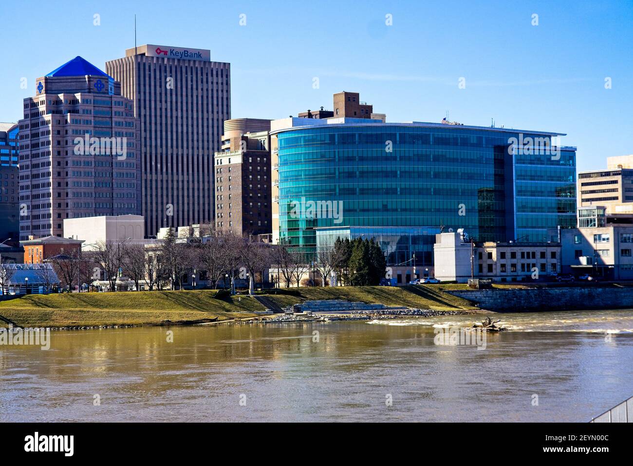 Downtown Dayton, Ohio landscape pic Stock Photo - Alamy