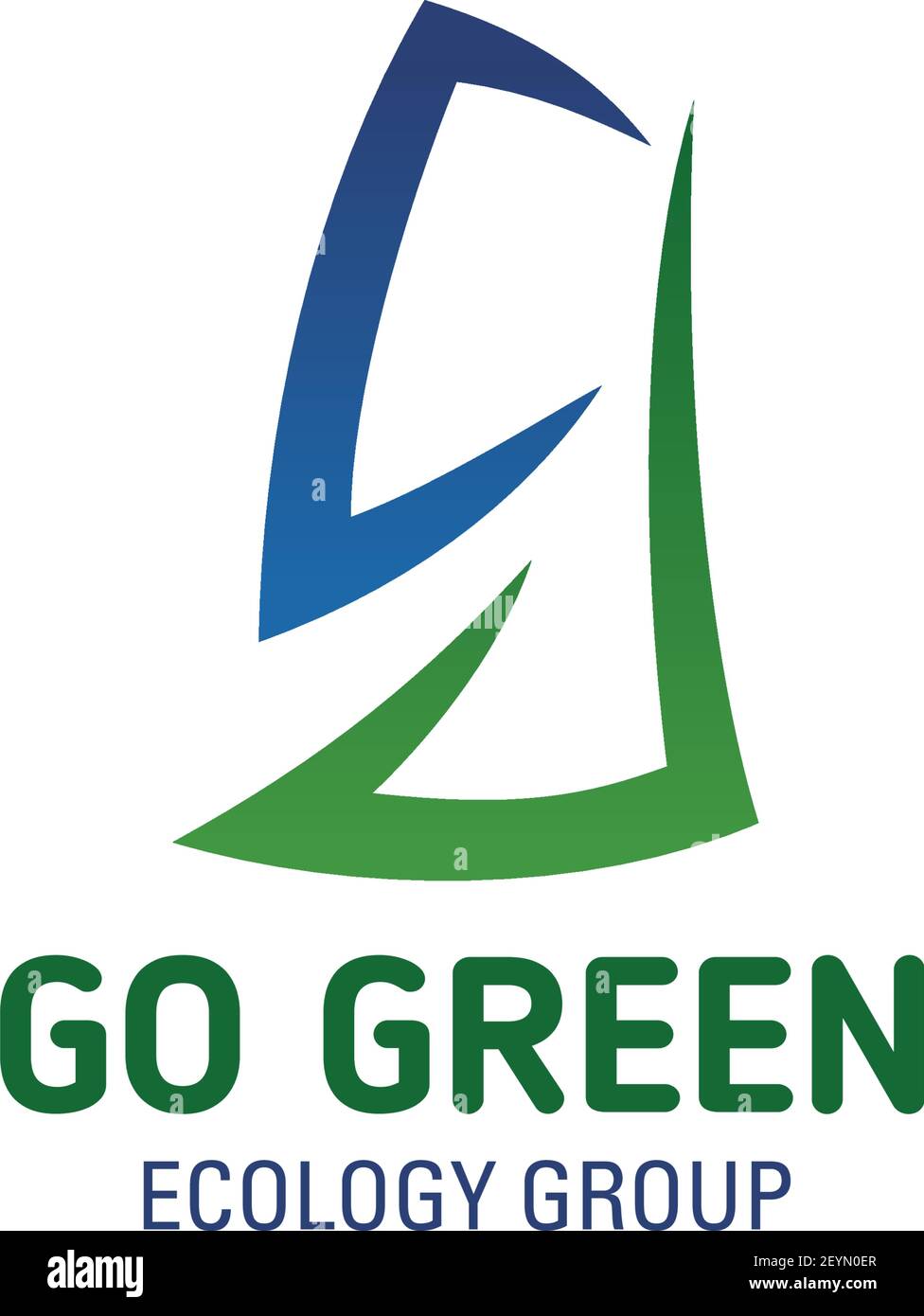 Letter G Icon For Nature And Ecology Group Or Go Green Environment Project Design Vector Green Tree And Blue Sky Symbol In Letter G For Clean Earth E Stock Vector Image