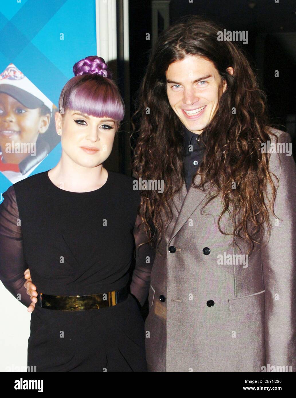 BEVERLY HILLS, CA - DECEMBER 04: Kelly Osbourne and Matthew Mosshart attend the Make-A-Wish Foundation of Greater Los Angeles 2013 Wishing Well Winter Gala at Regent Beverly Wilshire Hotel on December 4, 2013 in Beverly Hills, California. (Photo by Milla Cochran/Sipa USA) Stock Photo