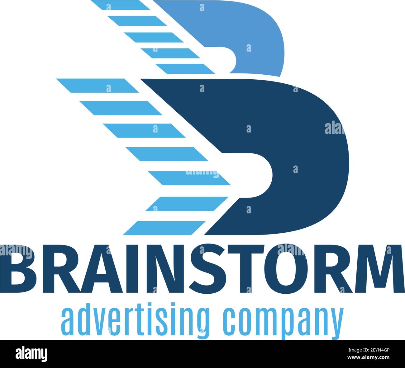 Letter B Icon For Advertising Agency Or Marketing And Media Group Design Vector Brainstorm Arrow Symbol Of Letter B For Digital Media Technology Or M Stock Vector Image Art Alamy