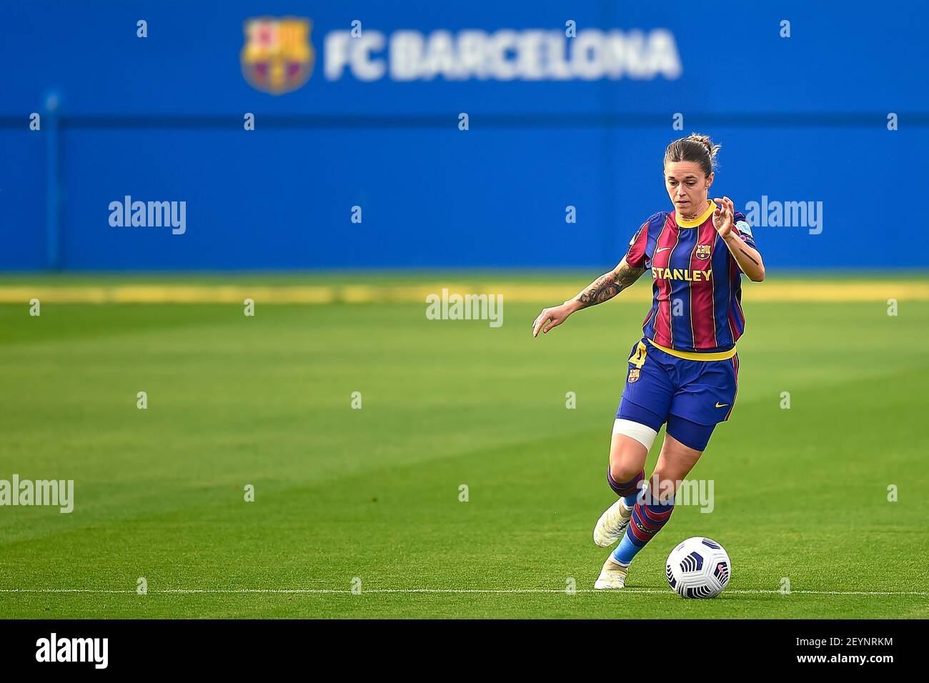 Mapy Leon of FC Barcelona during the Women's Champions League match ...