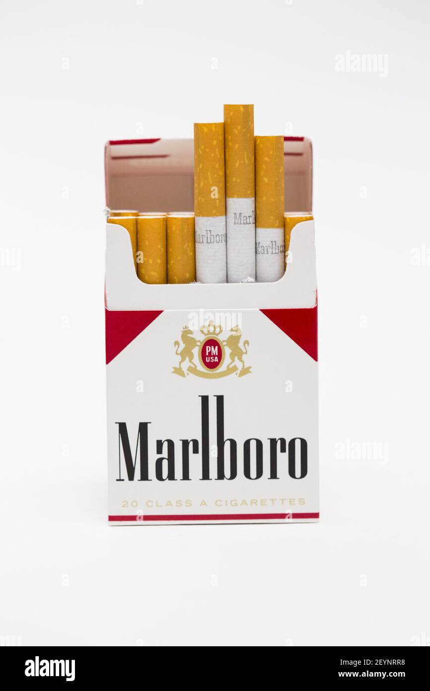 Marlboro Red Label cigarettes manufactured by Philip Morris (Altria ...
