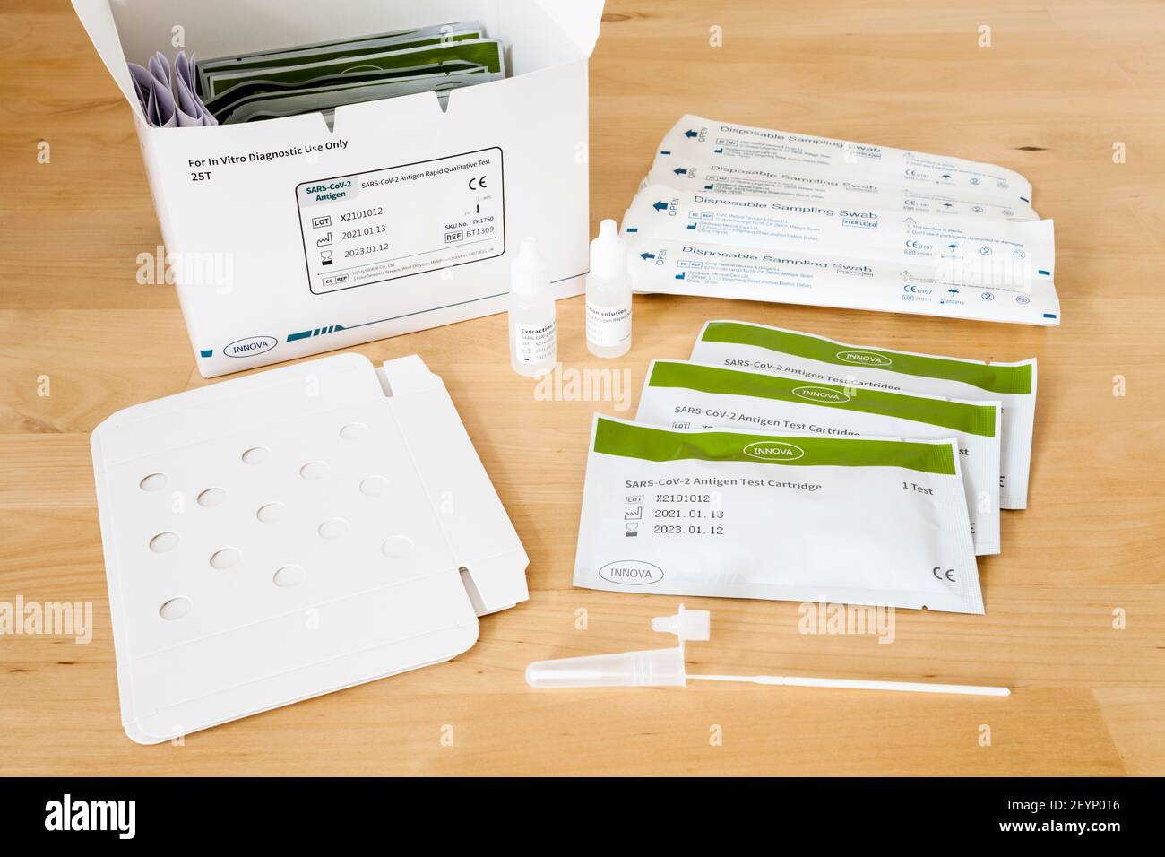 SARSCoV2 Antigen Rapid Qualitative Test Kit. Coronavirus Covid19