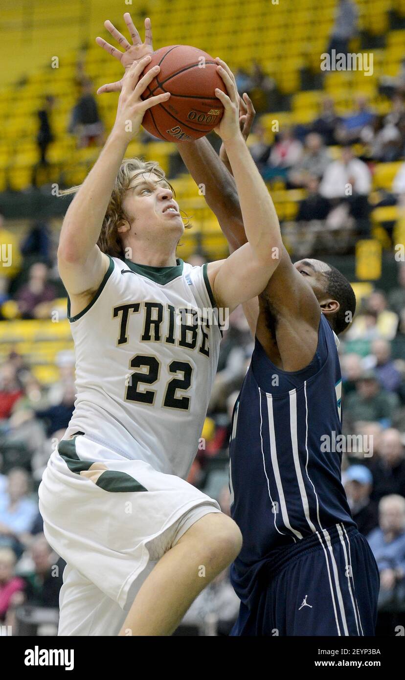 Tim Rusthoven William & Mary forward Tim Rusthoven (22) draws a shooting foul from ...