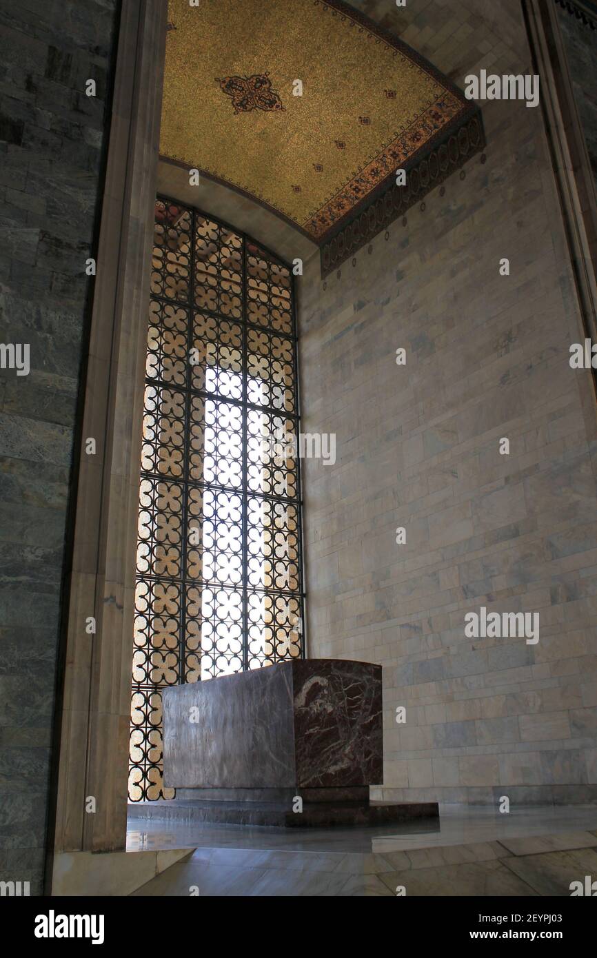 Anitkabir - mausoleum of Mustafa Kemal Ataturk, the first Turkish ...