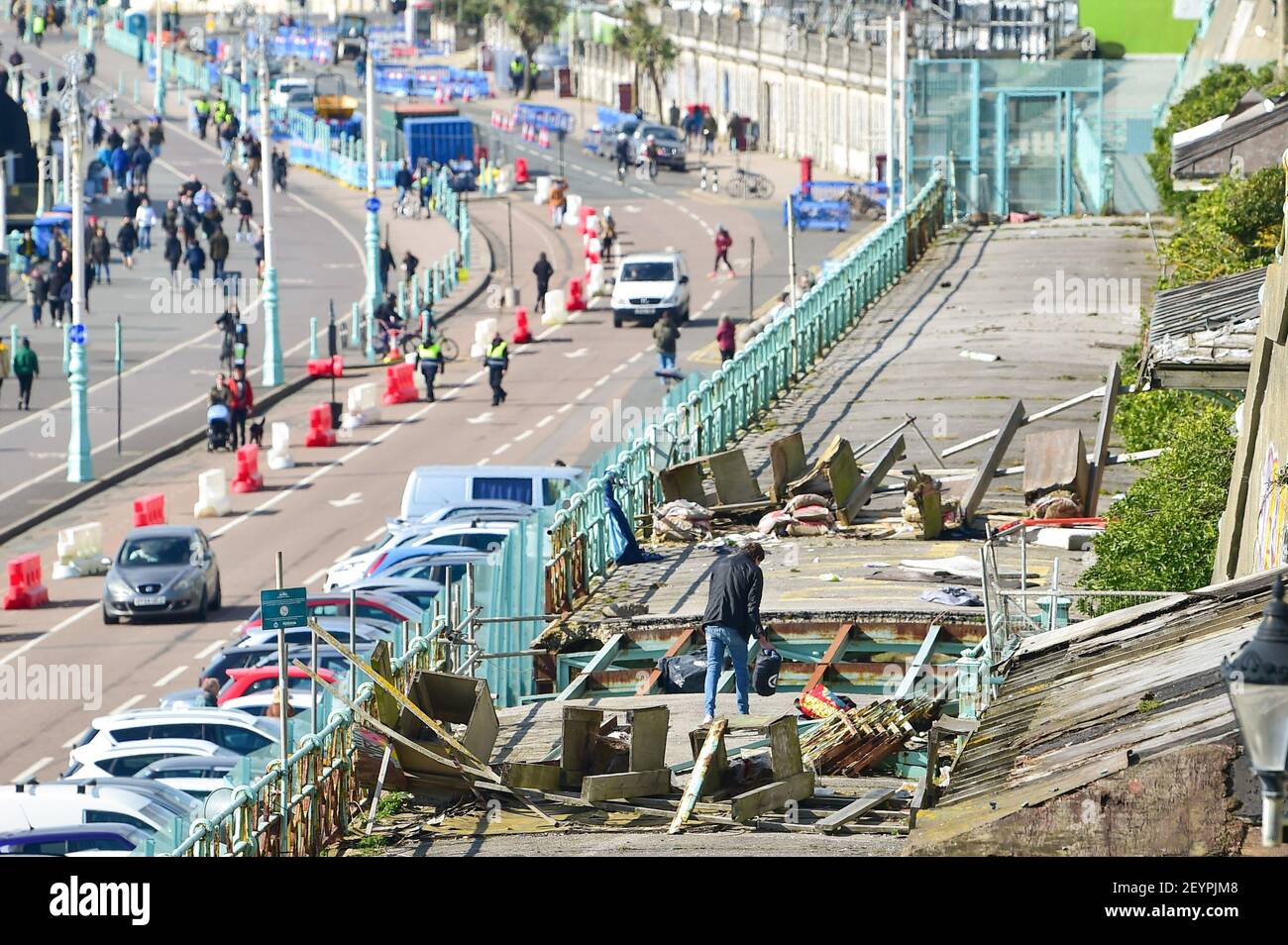 Unsafe madeira terraces brighton hi-res stock photography and images ...