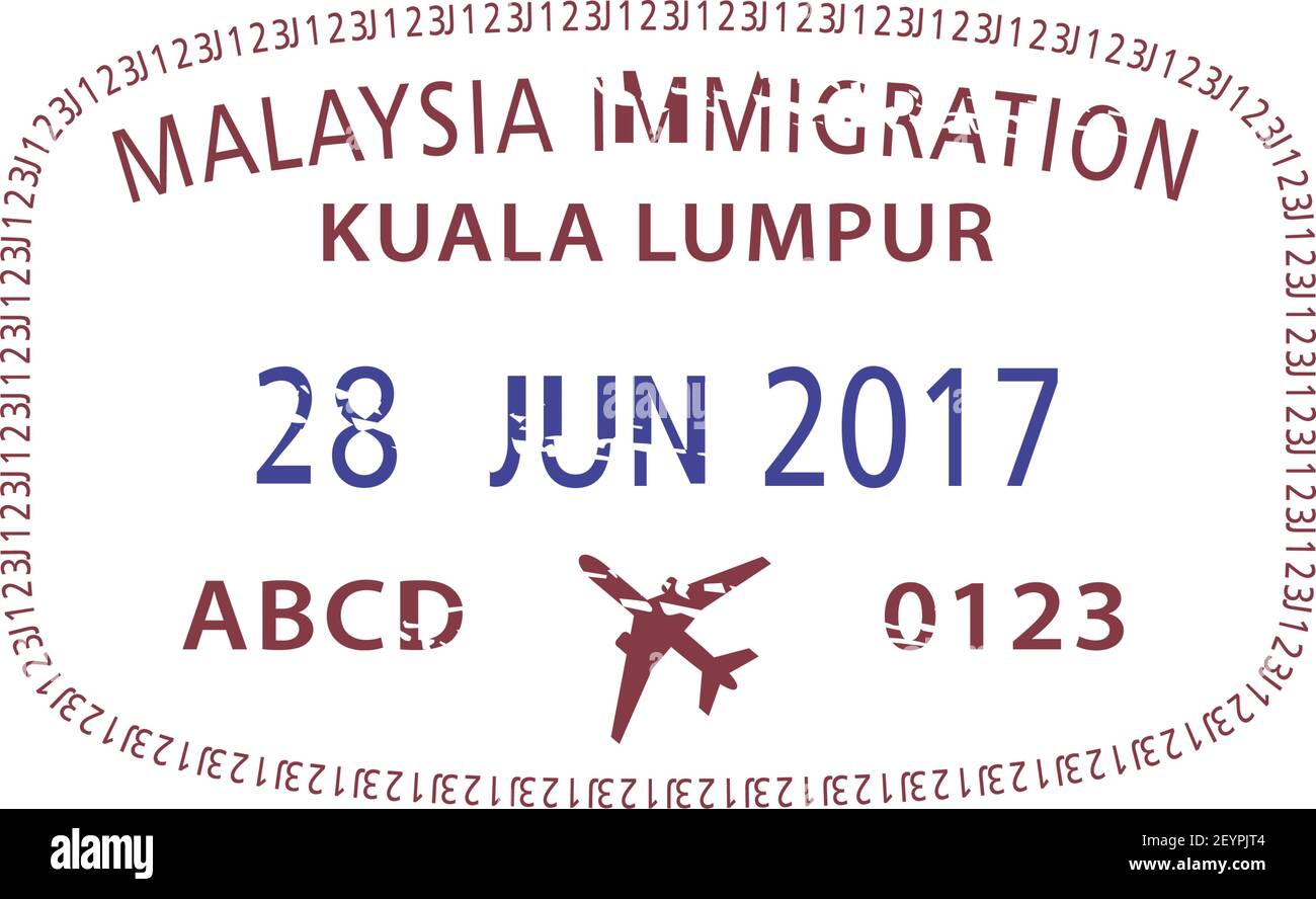 Kuala lumpur airport border control Cut Out Stock Images & Pictures  Alamy