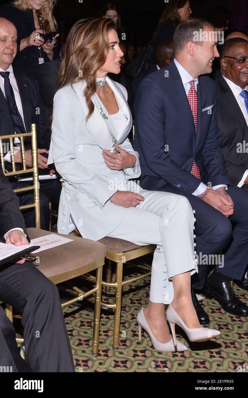 Sumit St Rania Queen Rania of Jordan attends the