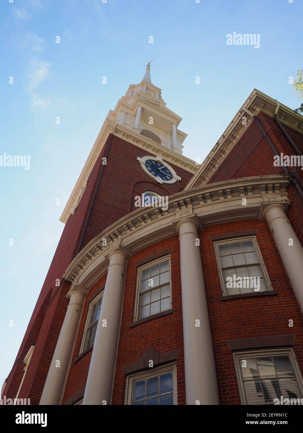 Image of the Park Street Church in Boston Stock Photo - Alamy