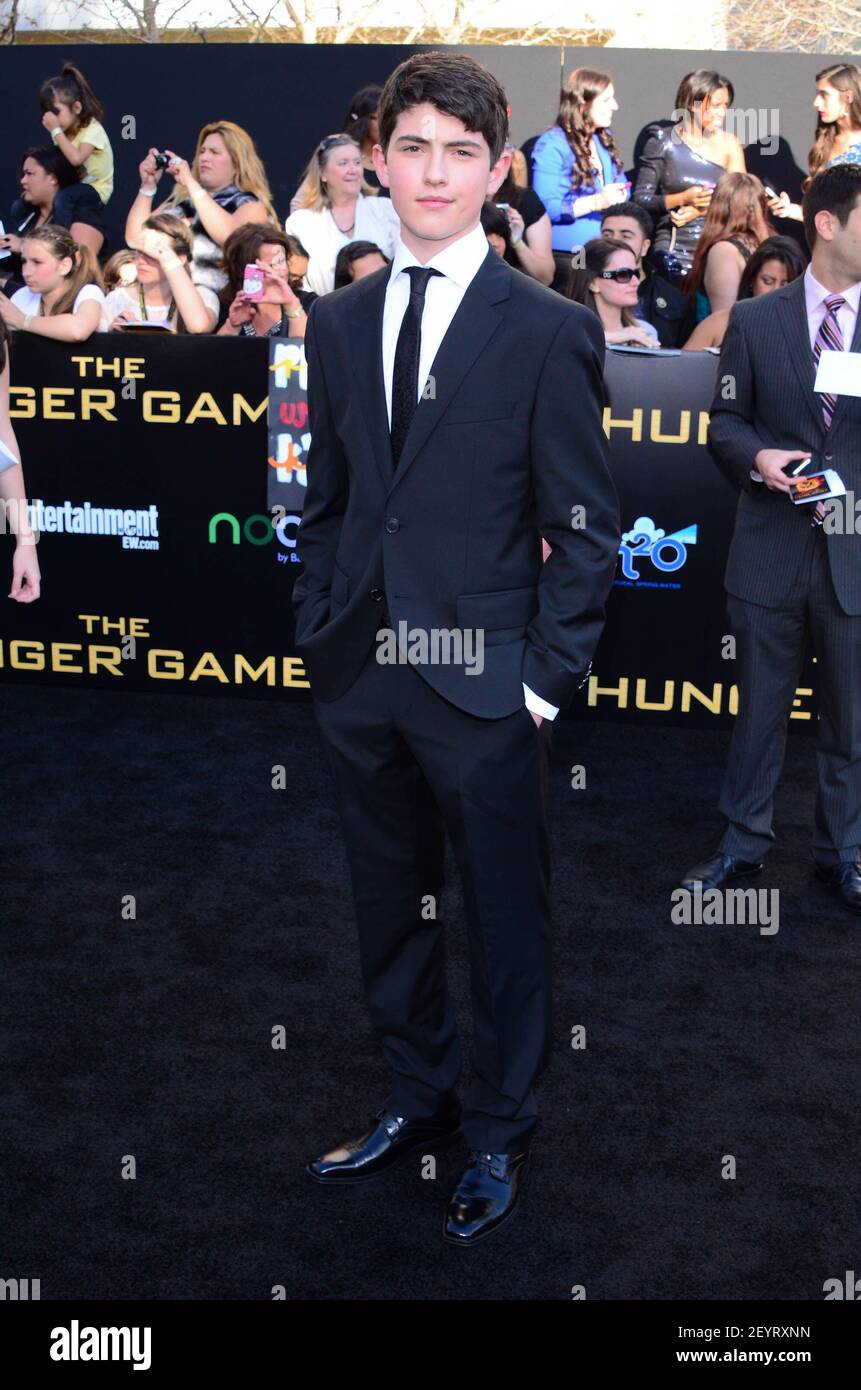 Ian Nelson at the Los Angeles Premiere of The Hunger Games held