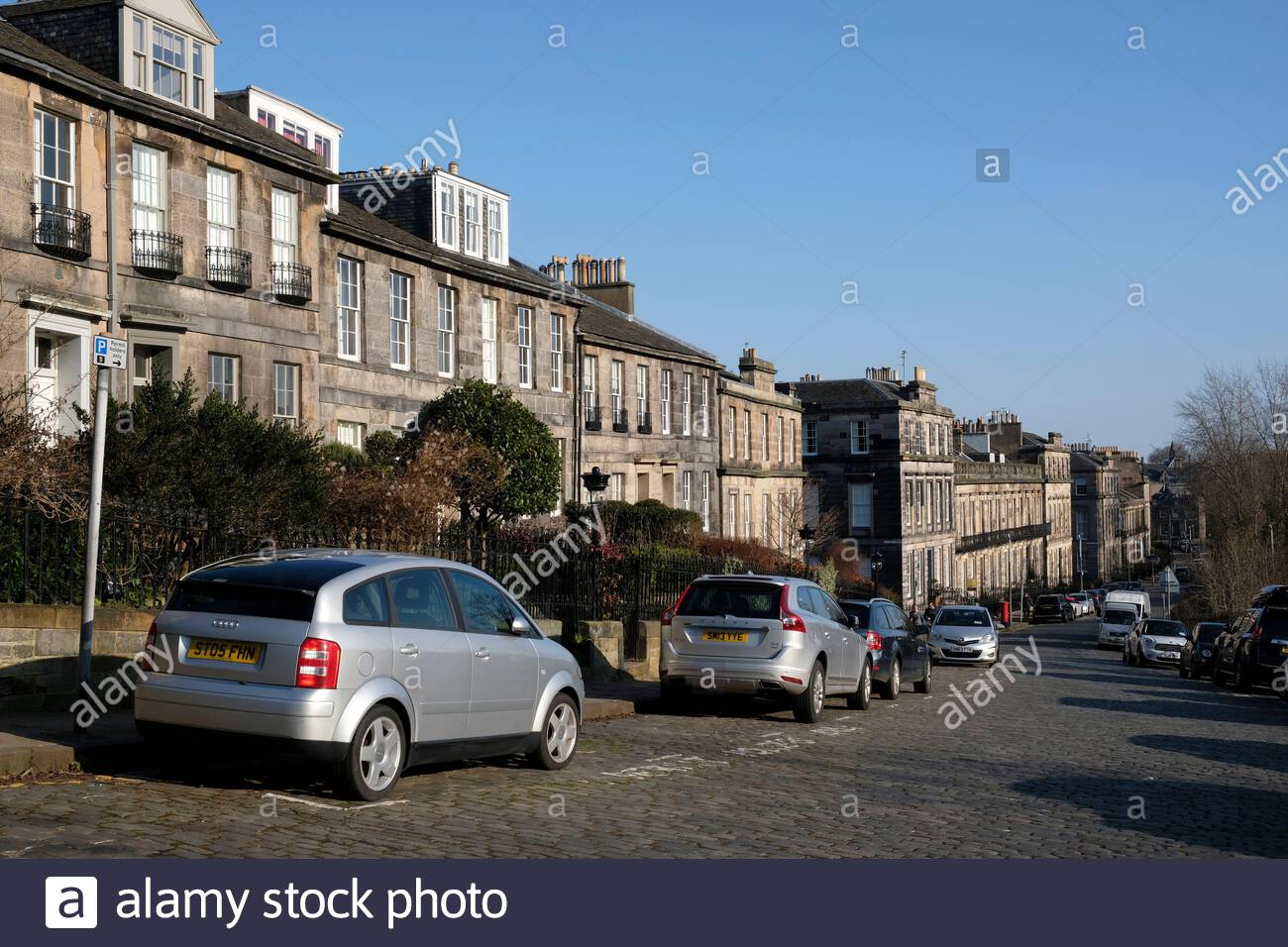 Upper Dean Terrace, Edinburgh New Town Streets, upmarket housing