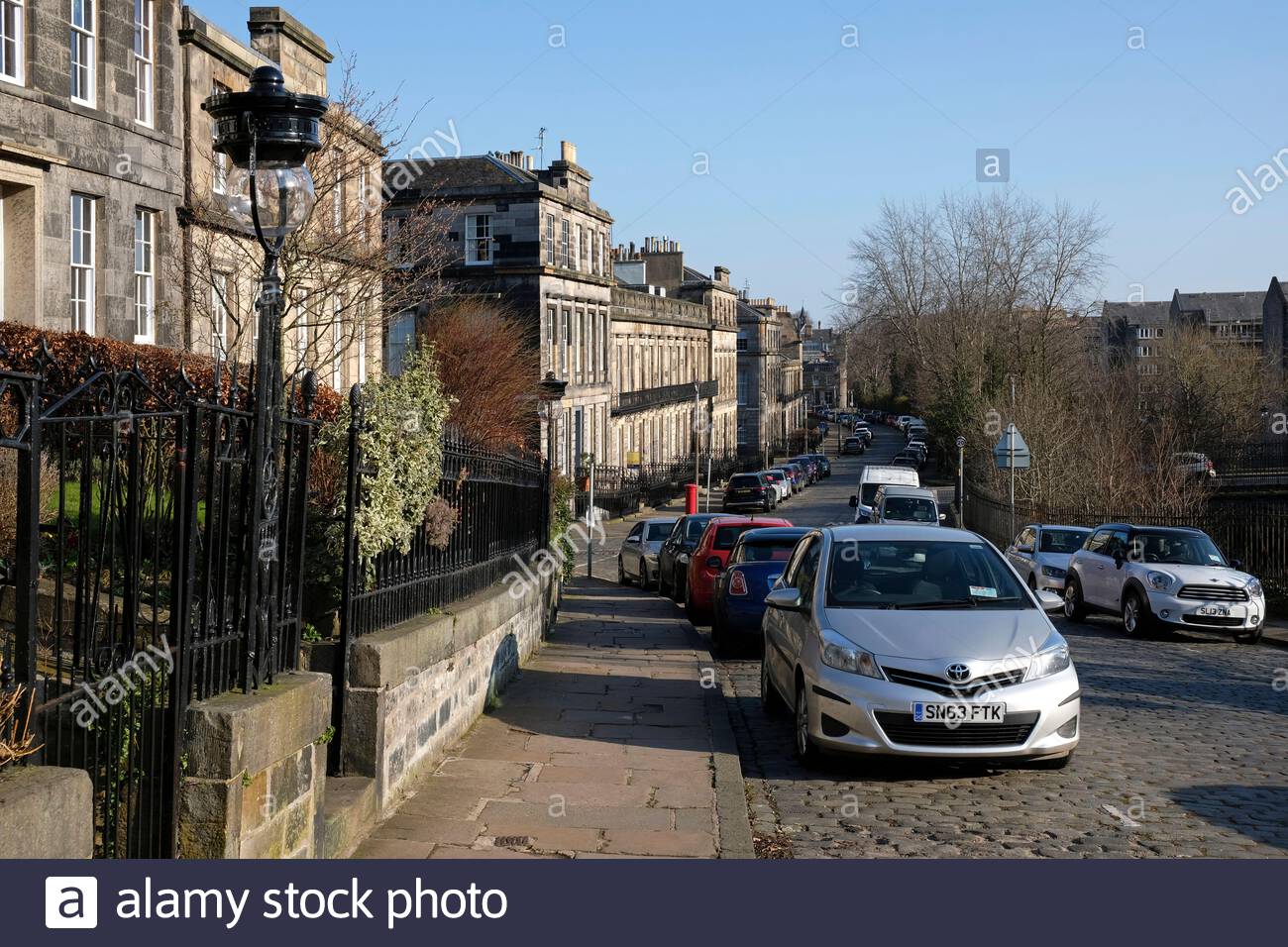 Upper Dean Terrace, Edinburgh New Town Streets, upmarket housing