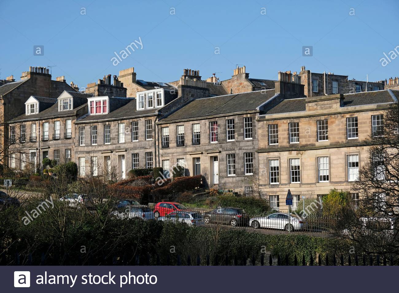 Upper Dean Terrace, Edinburgh New Town Streets, upmarket housing