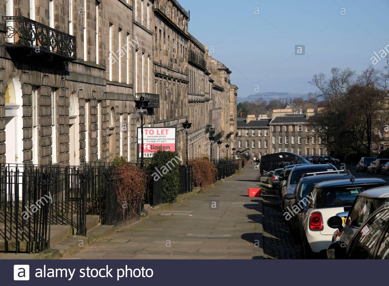 India Street with a view towards North West Circus Place, Edinburgh New