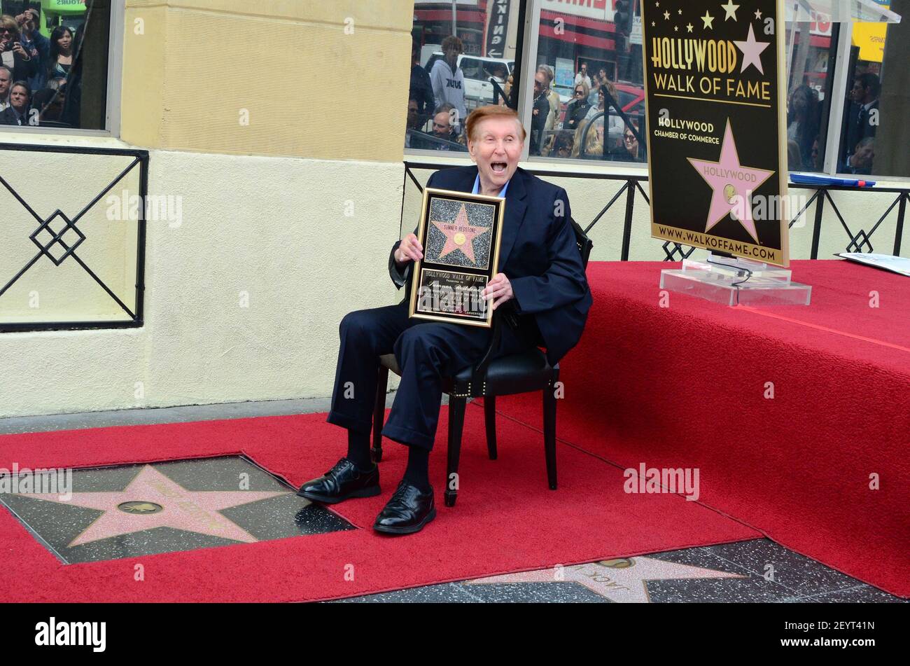 Sumner Redstone. 30 March 2012, Hollywood, California. Sumner Redstone