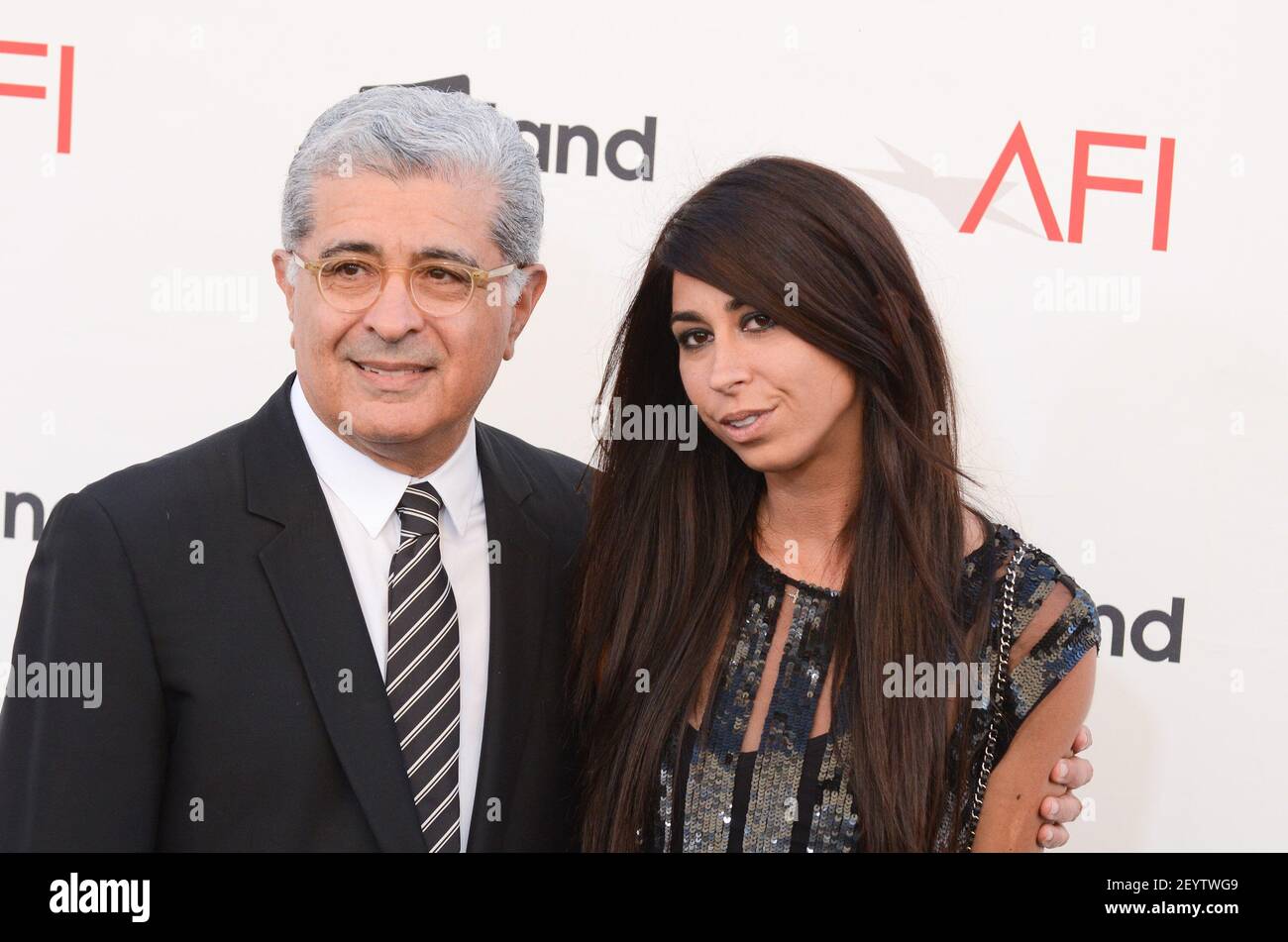 Courtenay Semel and Terry Semel. 7 June, 2012, Los Angeles, California