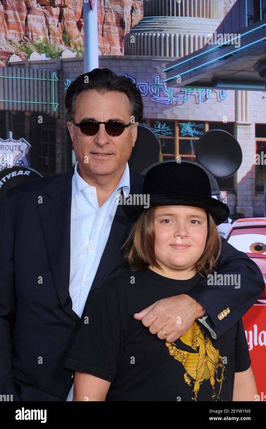 Andy Garcia and son Andres Garcia Lorido. 13 June, 2012, Anaheim