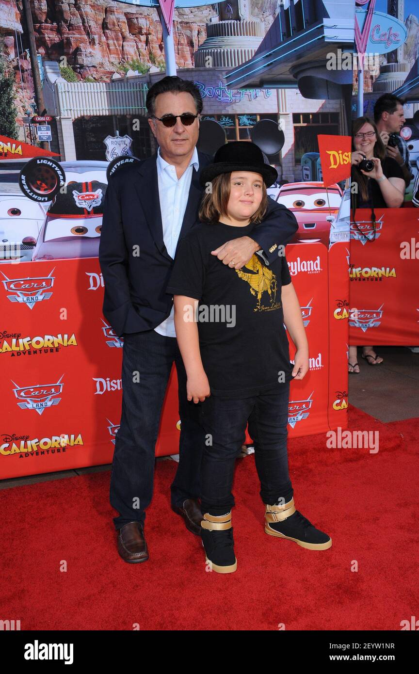 Andy Garcia and son Andres Garcia Lorido. 13 June, 2012, Anaheim