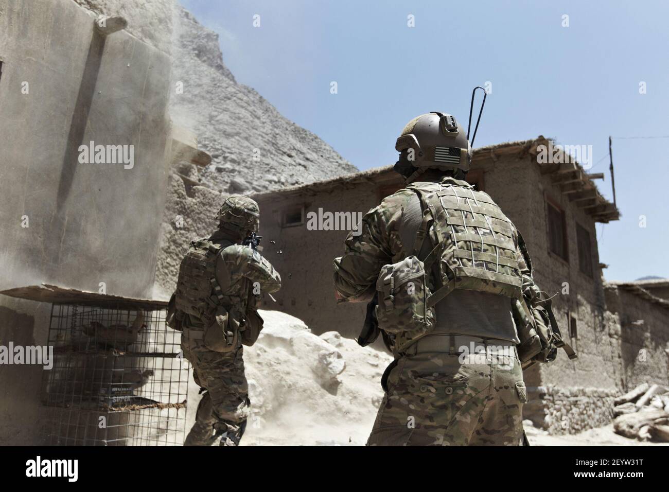 16 June 2012 - Kunar Province, Afghanistan - In the hostile and highly ...