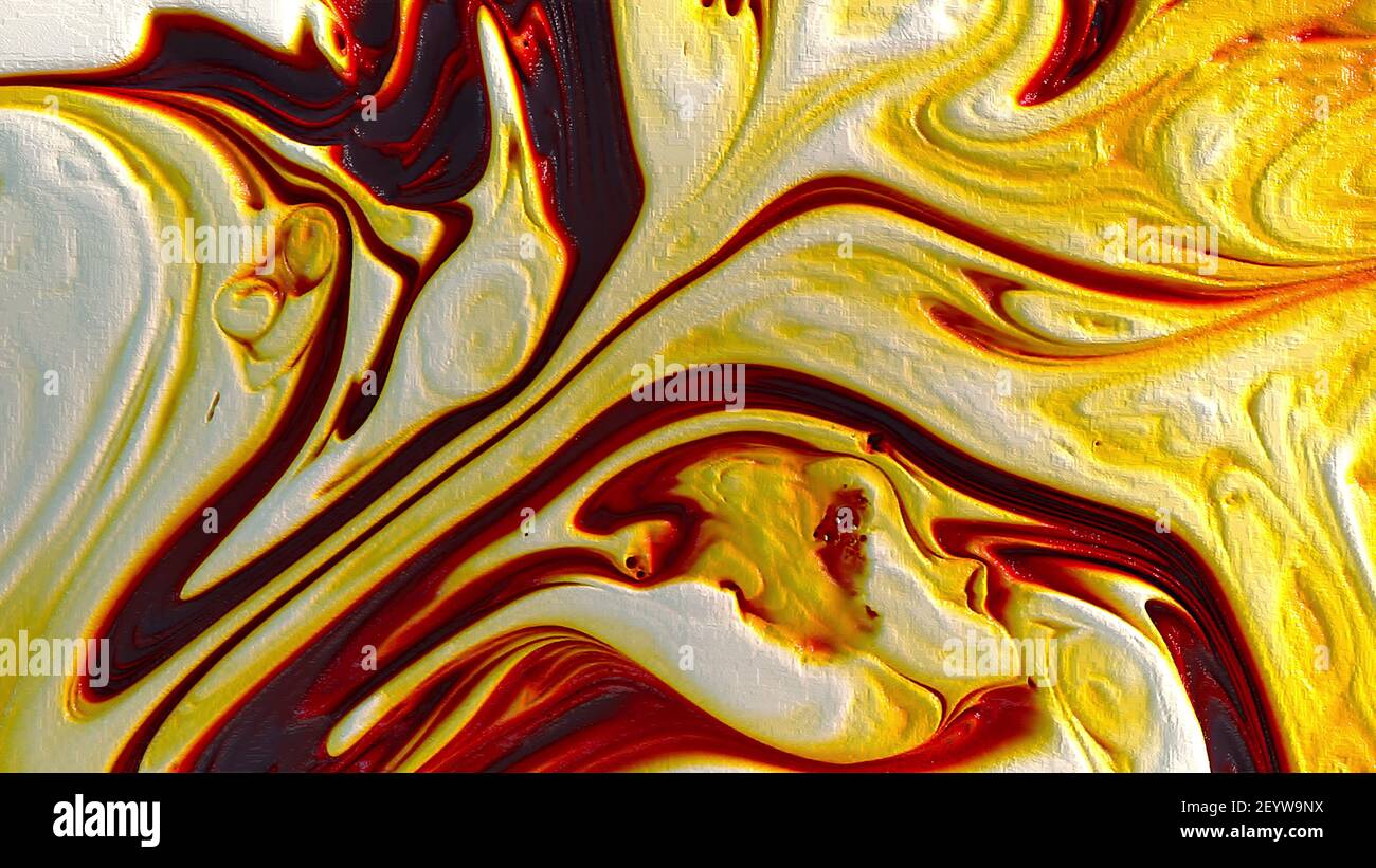 Flow thick colorful paint hi-res stock photography and images - Alamy