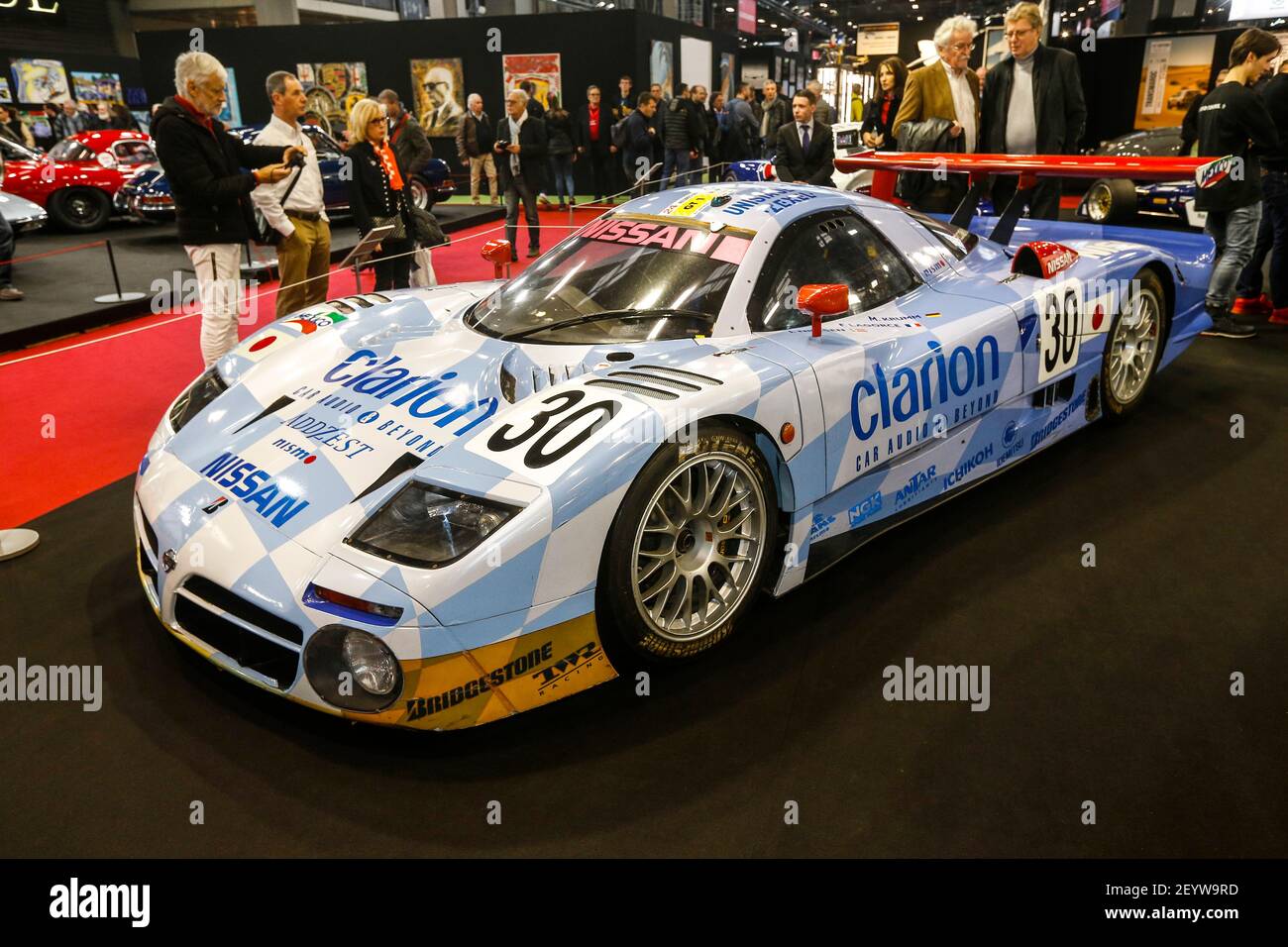 NISSAN R390 GT1 1998 during the Retromobile auto show at the Paris Expo Porte de Versailles