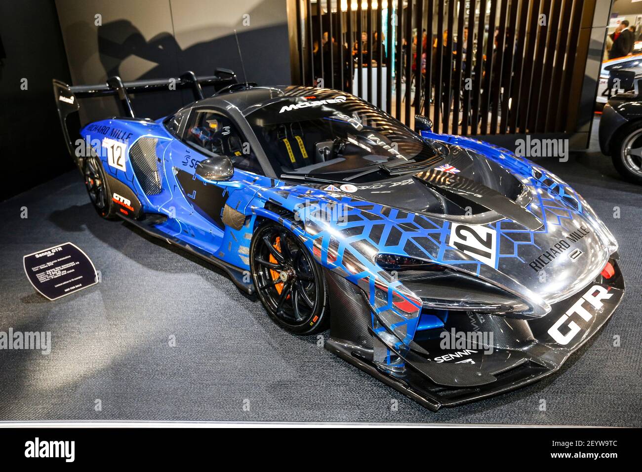 MCLAREN SENNA GTR 2019 during the Retromobile auto show at the Paris Expo  Porte de Versailles, from February 5 to 9, 2020 at Paris, France - Photo  Jean-Michel Le Meur / DPPI Stock Photo - Alamy