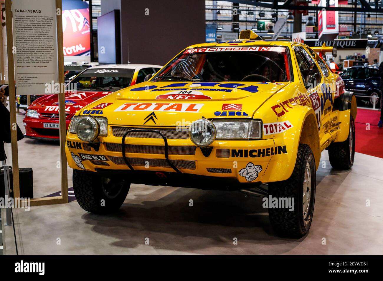 Citroen ZX Rallye Raid during the Retromobile Show, from February 5 to 10, 2019 at Paris, France - Photo Florent Gooden / DPPI Stock Photo