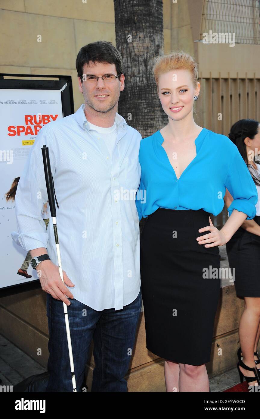 Deborah Ann Woll and E.J. Scott. 19 July 2012, Hollywood, California ...