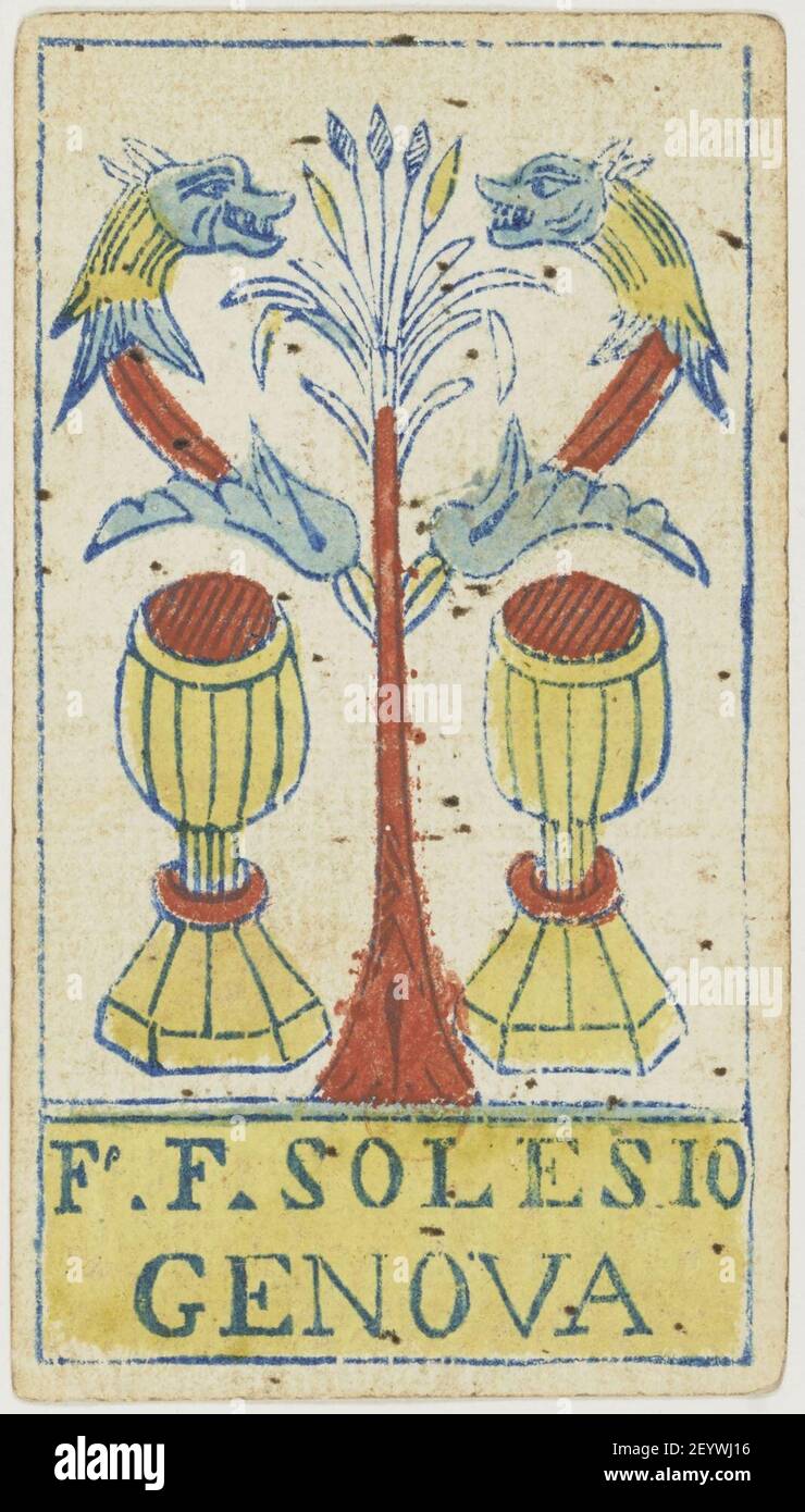 2 of cups tarot hi-res stock photography and images - Alamy