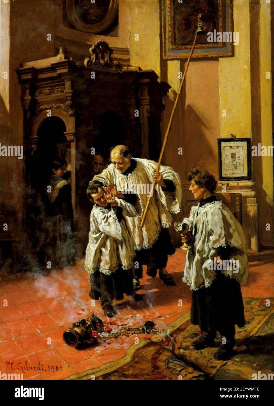 Pier Celestino Gilardi Architetti della parrocchia Stock Photo Alamy